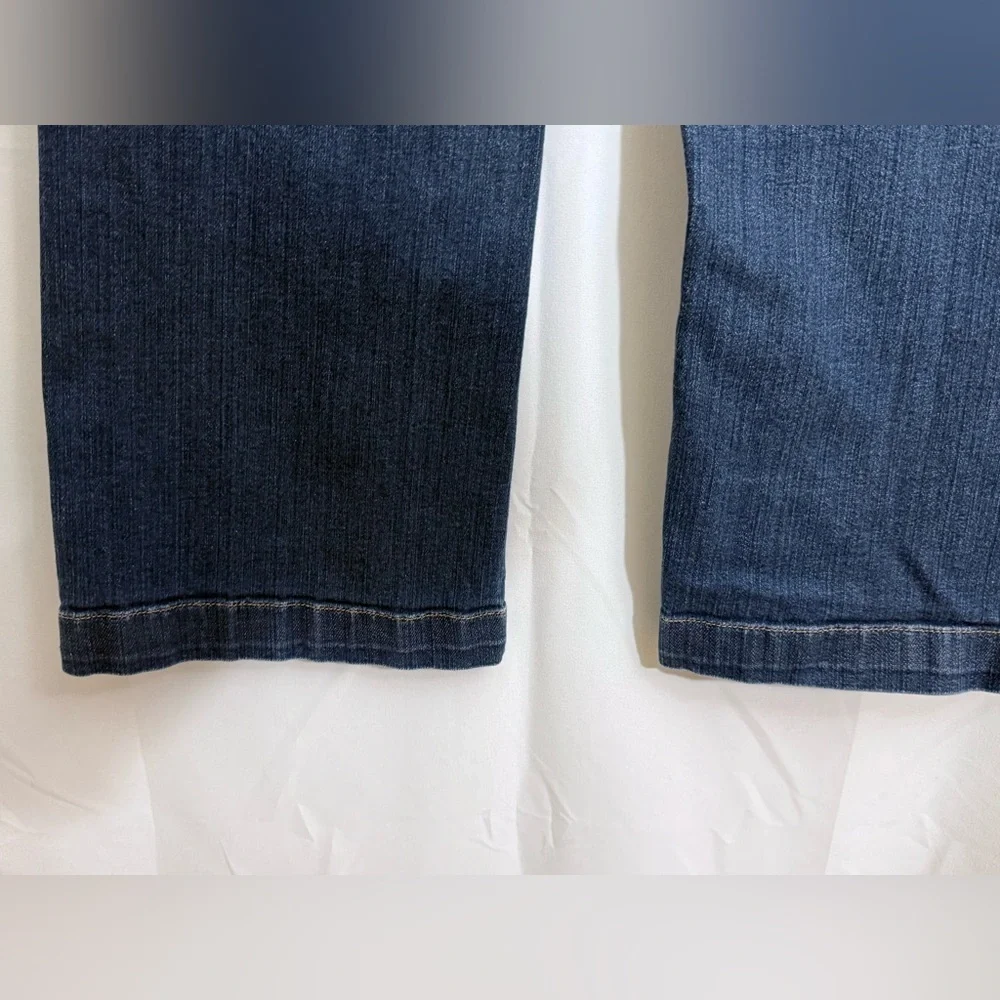 Boden Mid Rise Wide Leg Ankle Jeans Size 8R - Picture 4 of 12